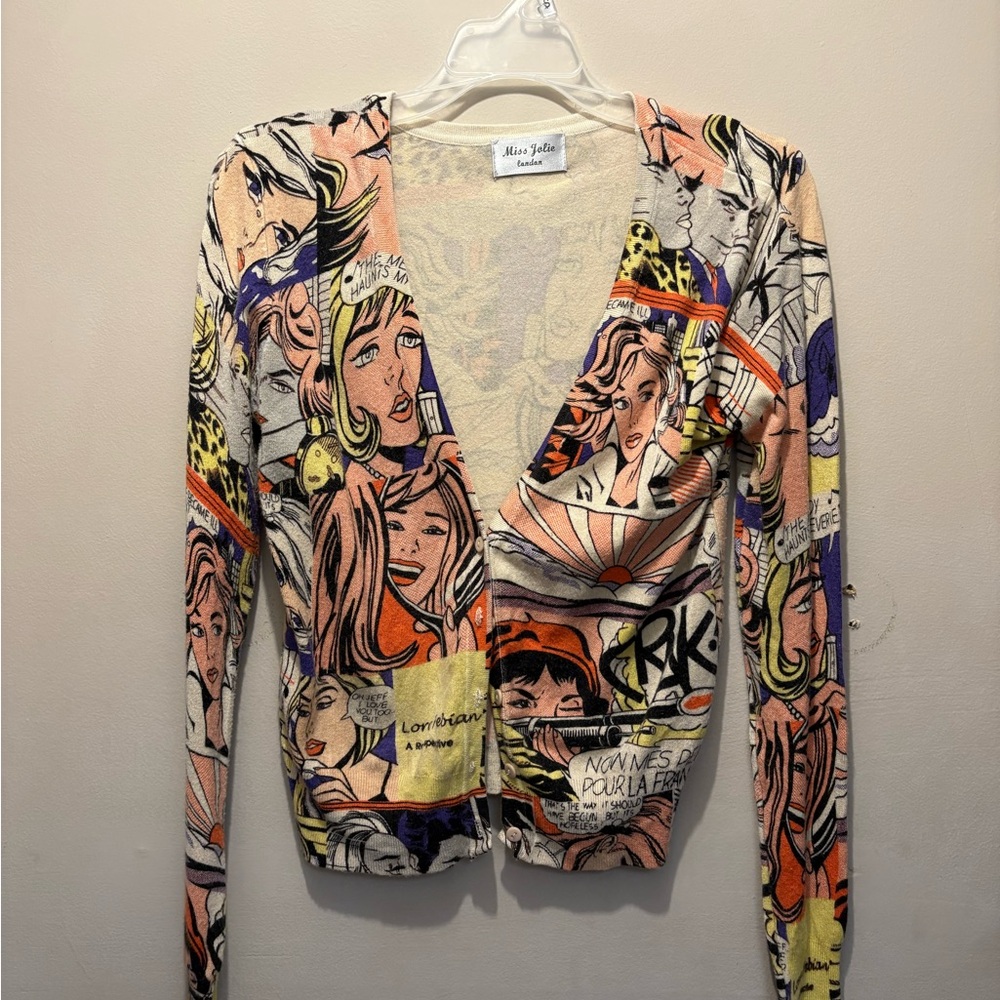 Women's Graphic Cardigan - Multicolor